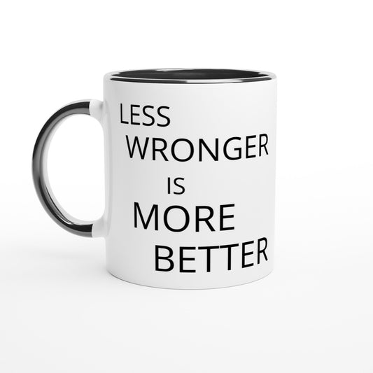 White 11oz Ceramic Mug with Color Inside